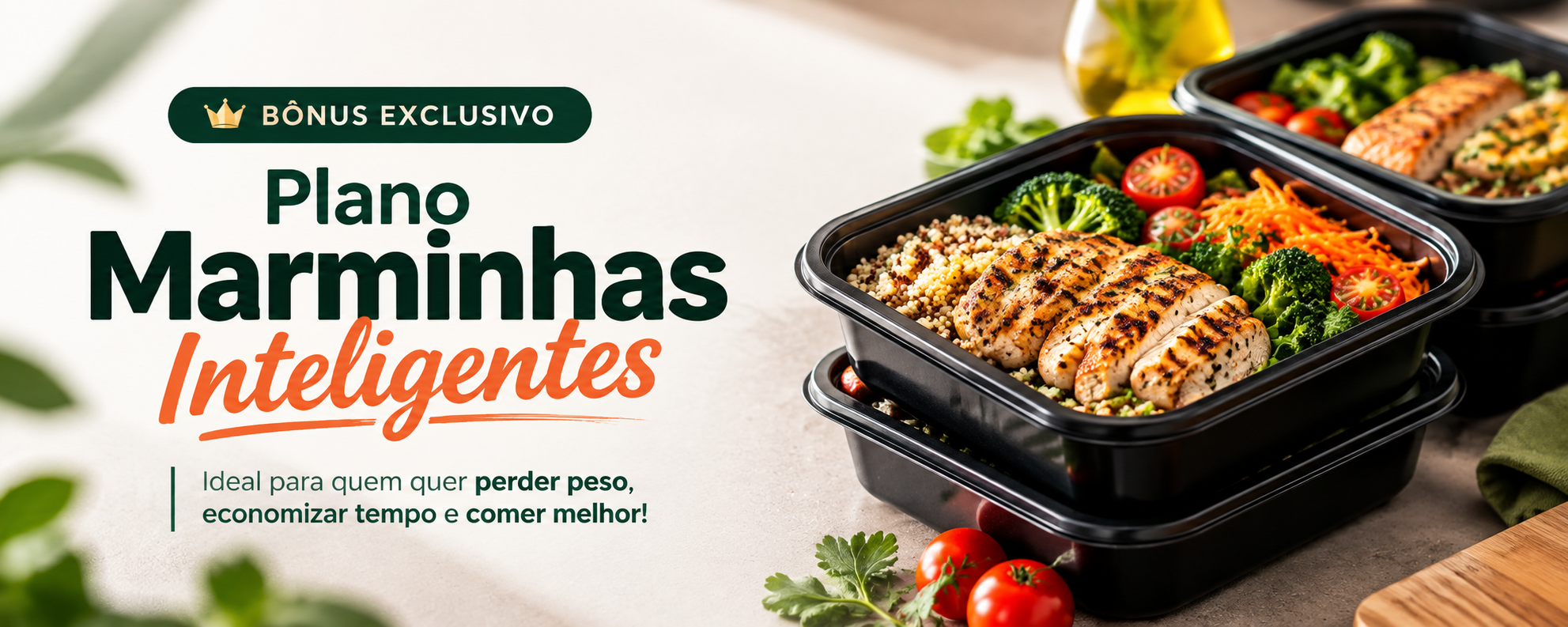 Capa do bônus Plano Marmitinhas Inteligentes